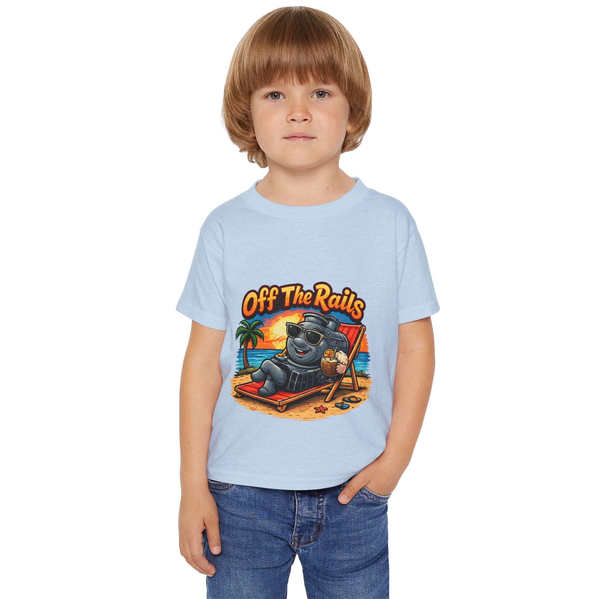 Off The Rails Chill Train Toddler T-Shirt