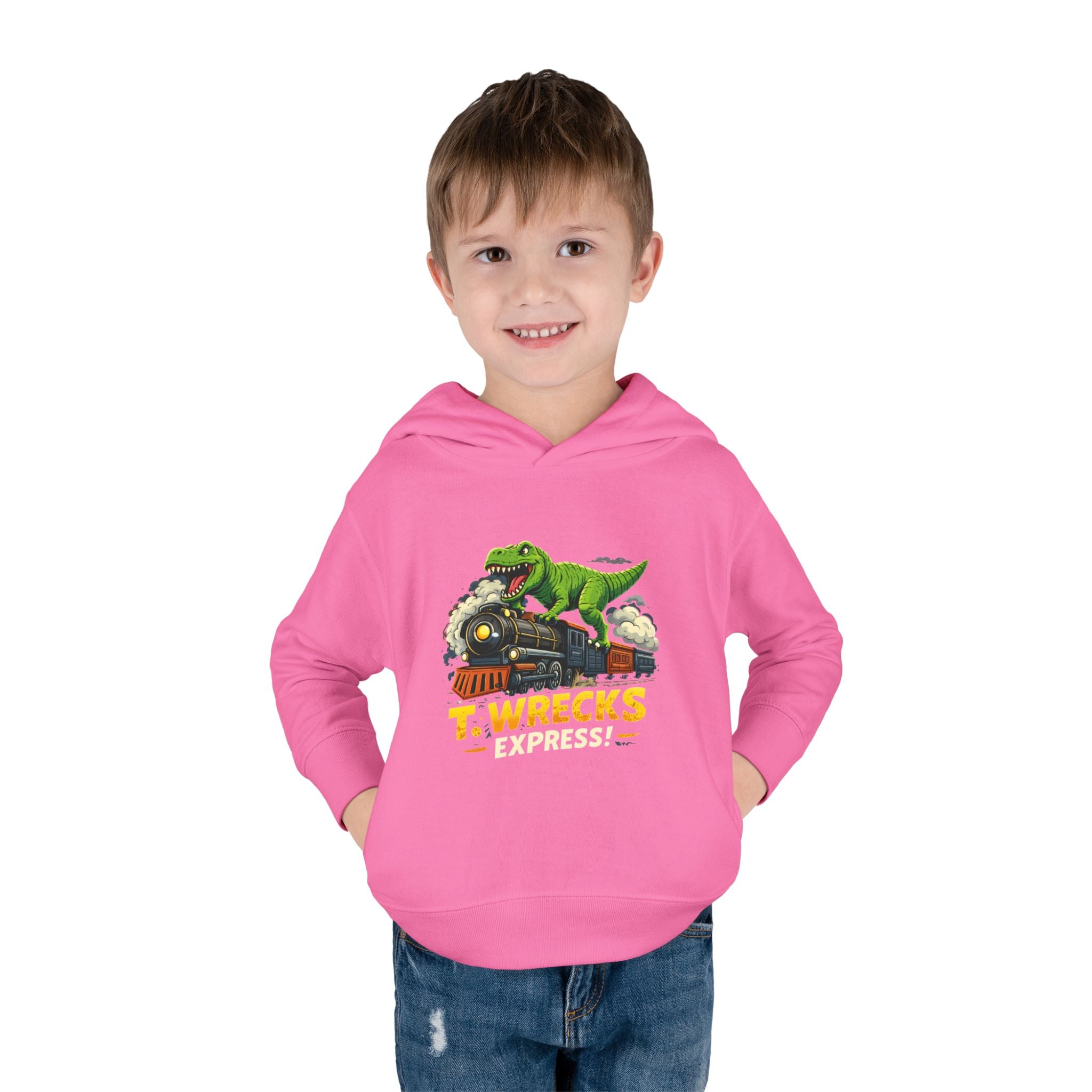 Toddler Hoodie — T. Wrecks Dino Train Pullover