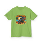 Kids T‑Shirt — "Off The Rails" Train Chill Beach Graphic Tee