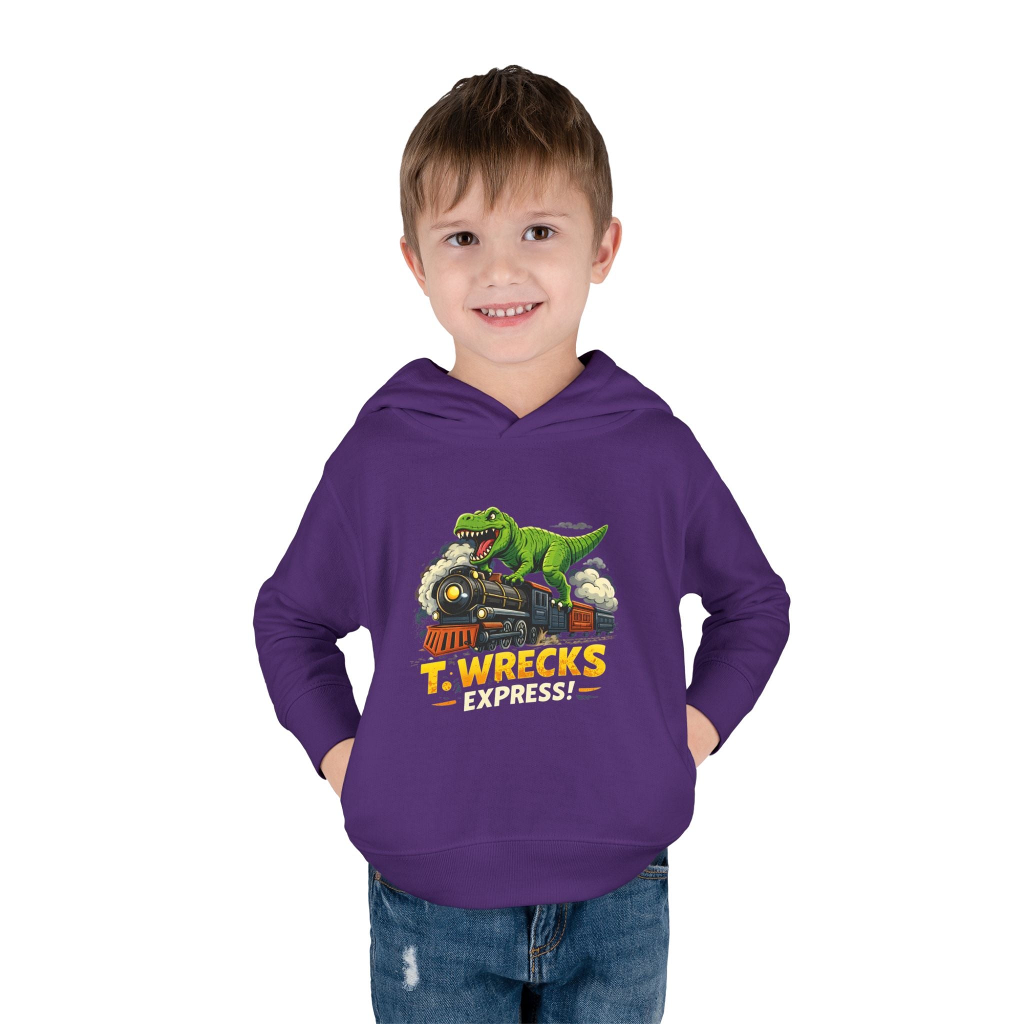 Toddler Hoodie — T. Wrecks Dino Train Pullover