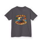 Kids T‑Shirt — "Off The Rails" Train Chill Beach Graphic Tee