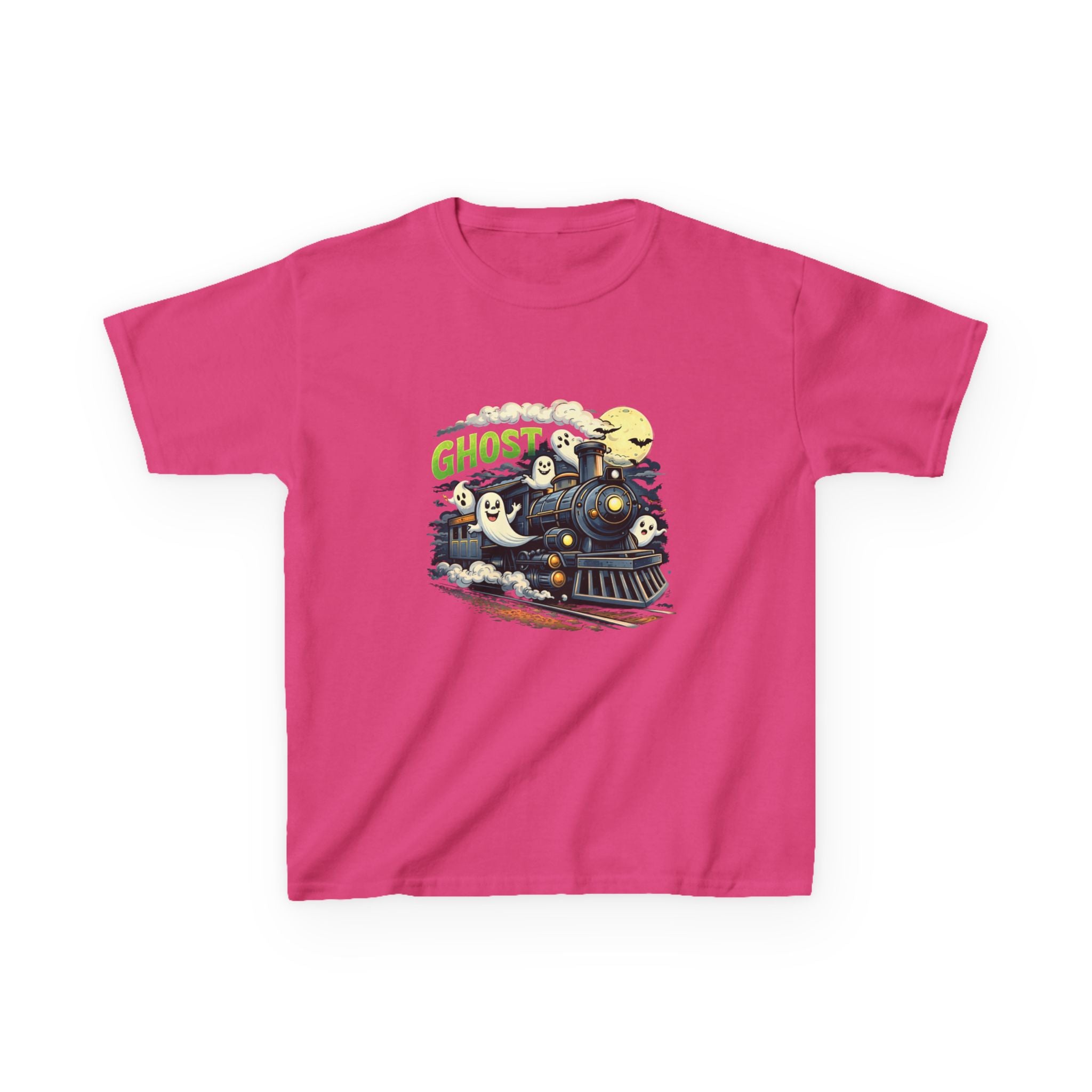 Kids Ghost Train T-Shirt — Cute Halloween Ghosts Graphic Tee