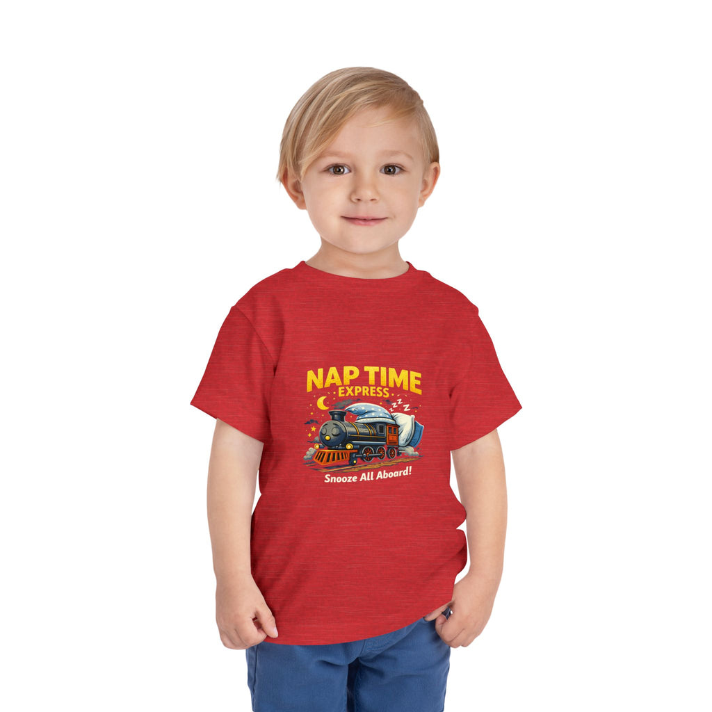 Toddler Tee — “Nap Time Express” Train Sleepytime Shirt
