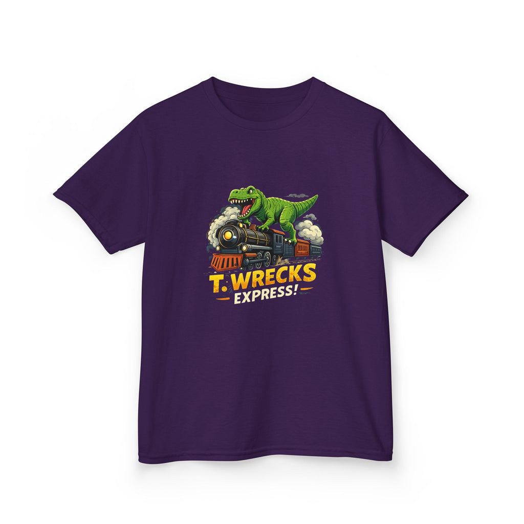 T-Rex Wrecks Express Kids Tee — Dinosaur Train Adventure Shirt
