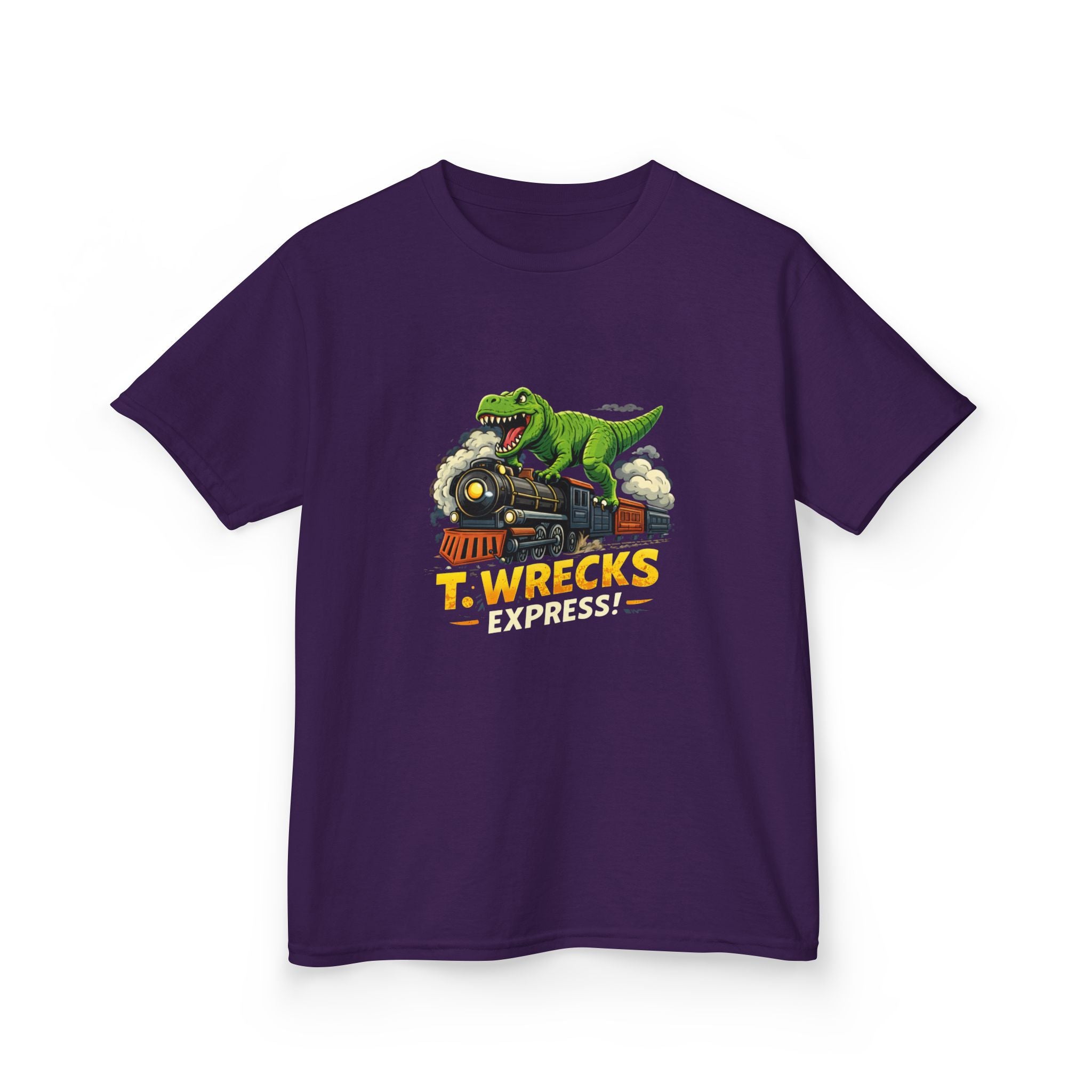 T-Rex Wrecks Express Kids Tee — Dinosaur Train Adventure Shirt