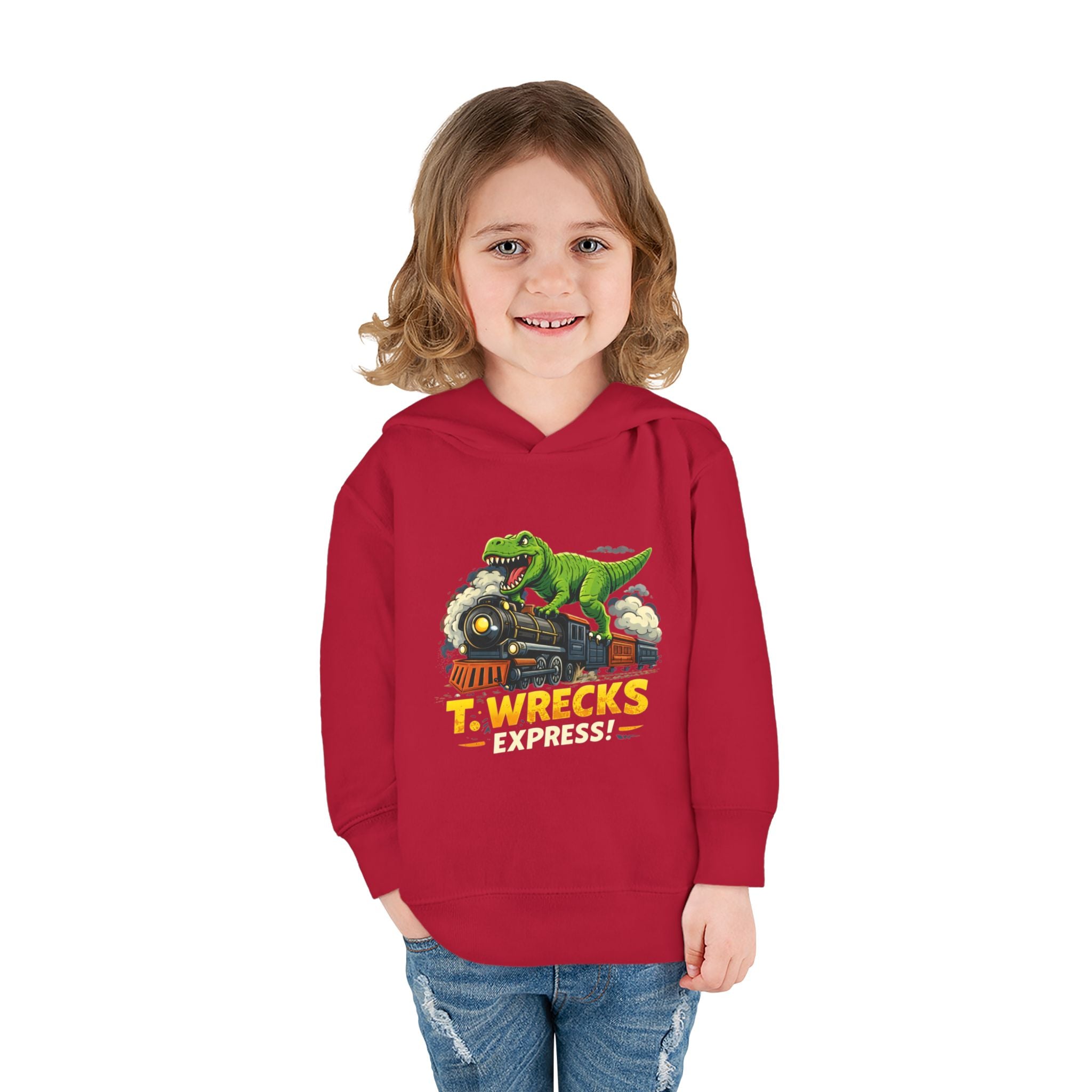 Toddler Hoodie — T. Wrecks Dino Train Pullover