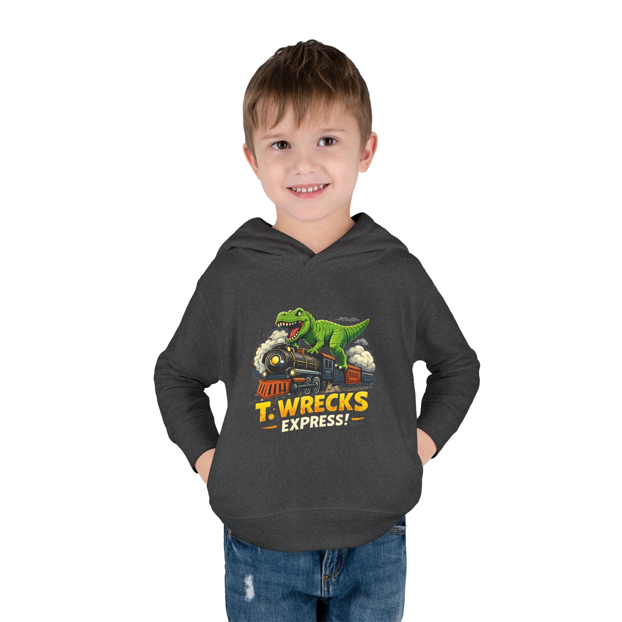 Toddler Hoodie — T. Wrecks Dino Train Pullover