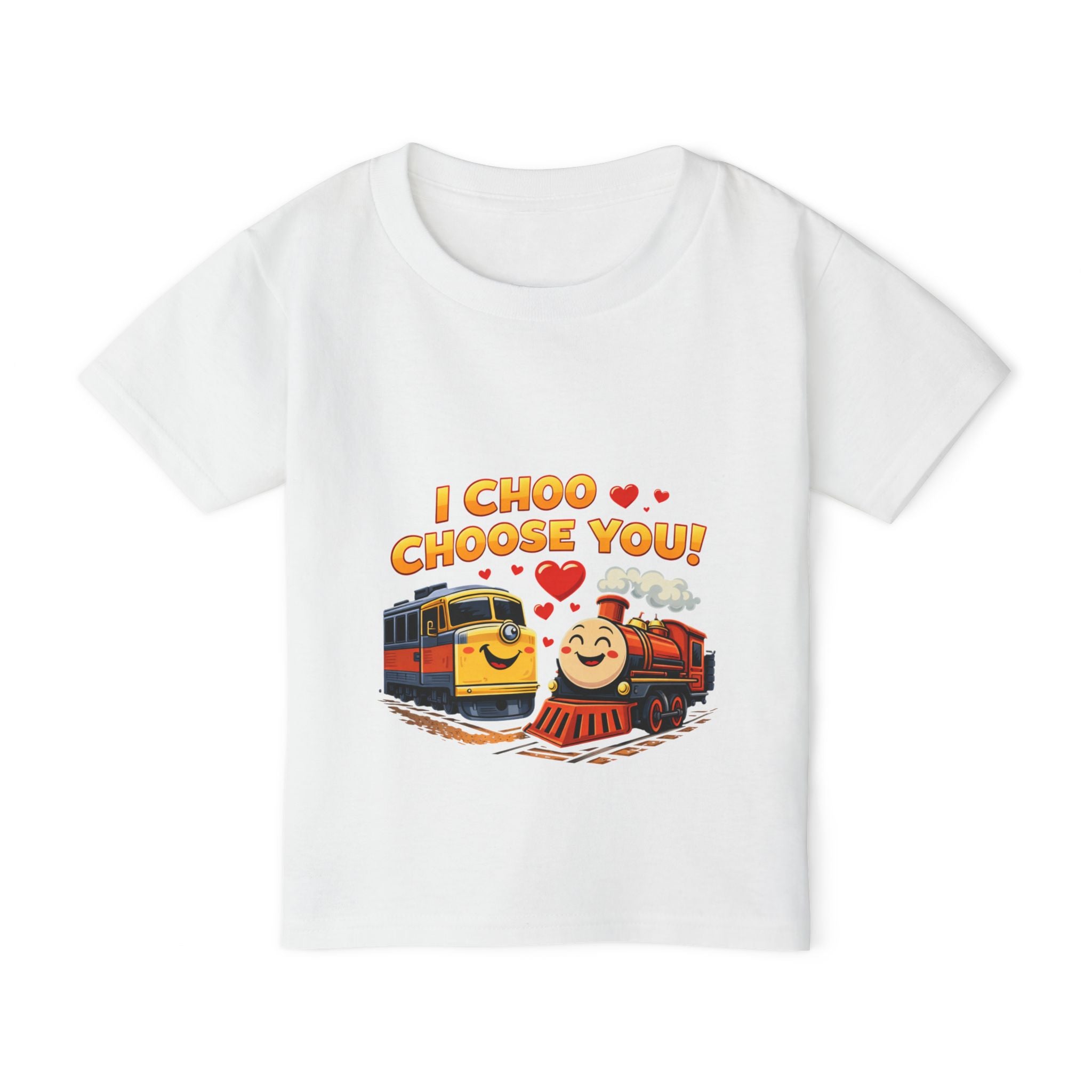 Toddler T-Shirt — "I Choo Choose You!" Cute Train Valentine Tee