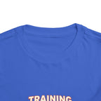 Toddler Tee — 'Training Hard' Muscle Train Engine Graphic Shirt
