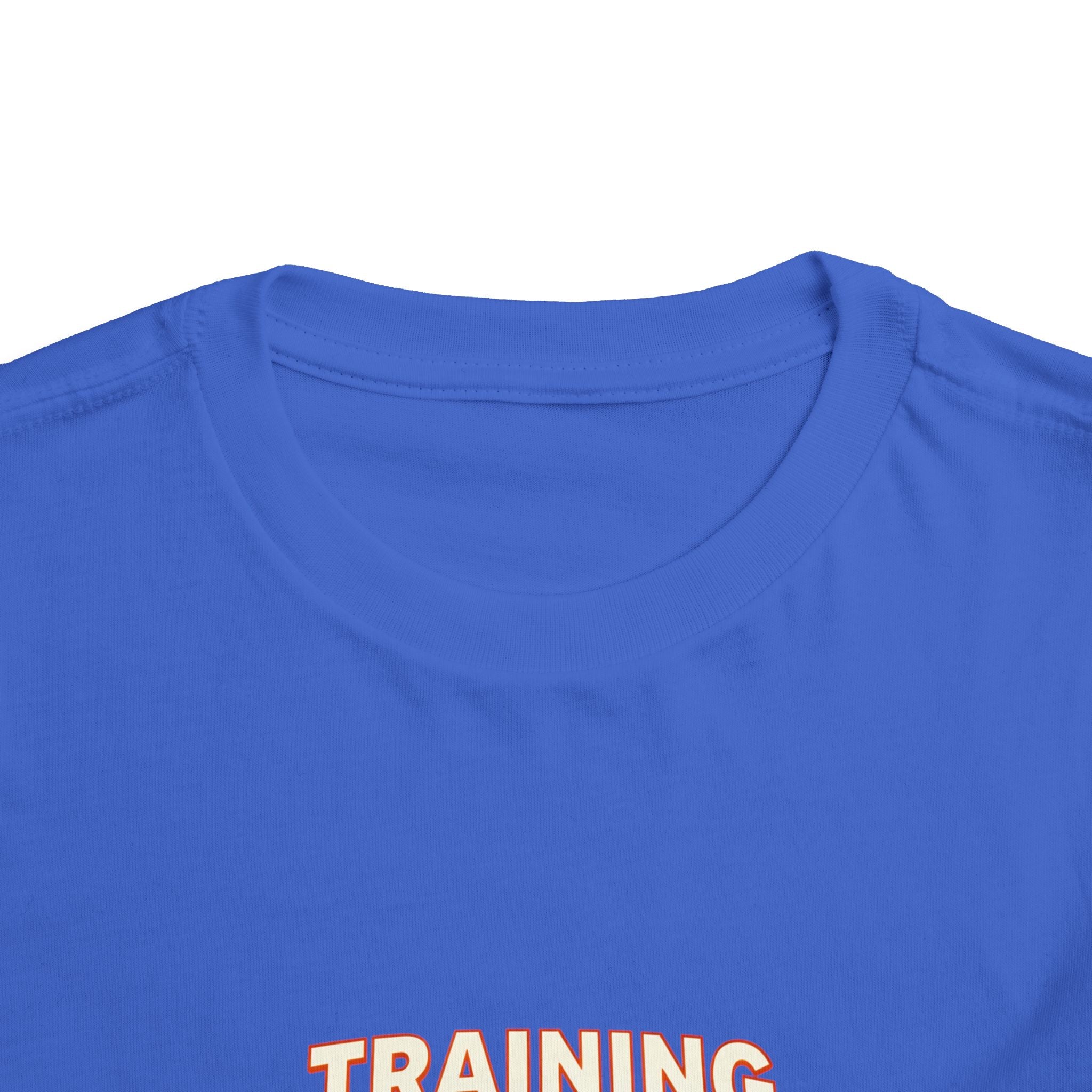 Toddler Tee — 'Training Hard' Muscle Train Engine Graphic Shirt