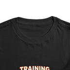 Toddler Tee — 'Training Hard' Muscle Train Engine Graphic Shirt