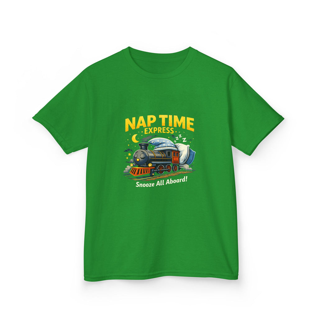 Kids T-Shirt — "Nap Time Express: Snooze All Aboard" Cute Sleep Train Tee
