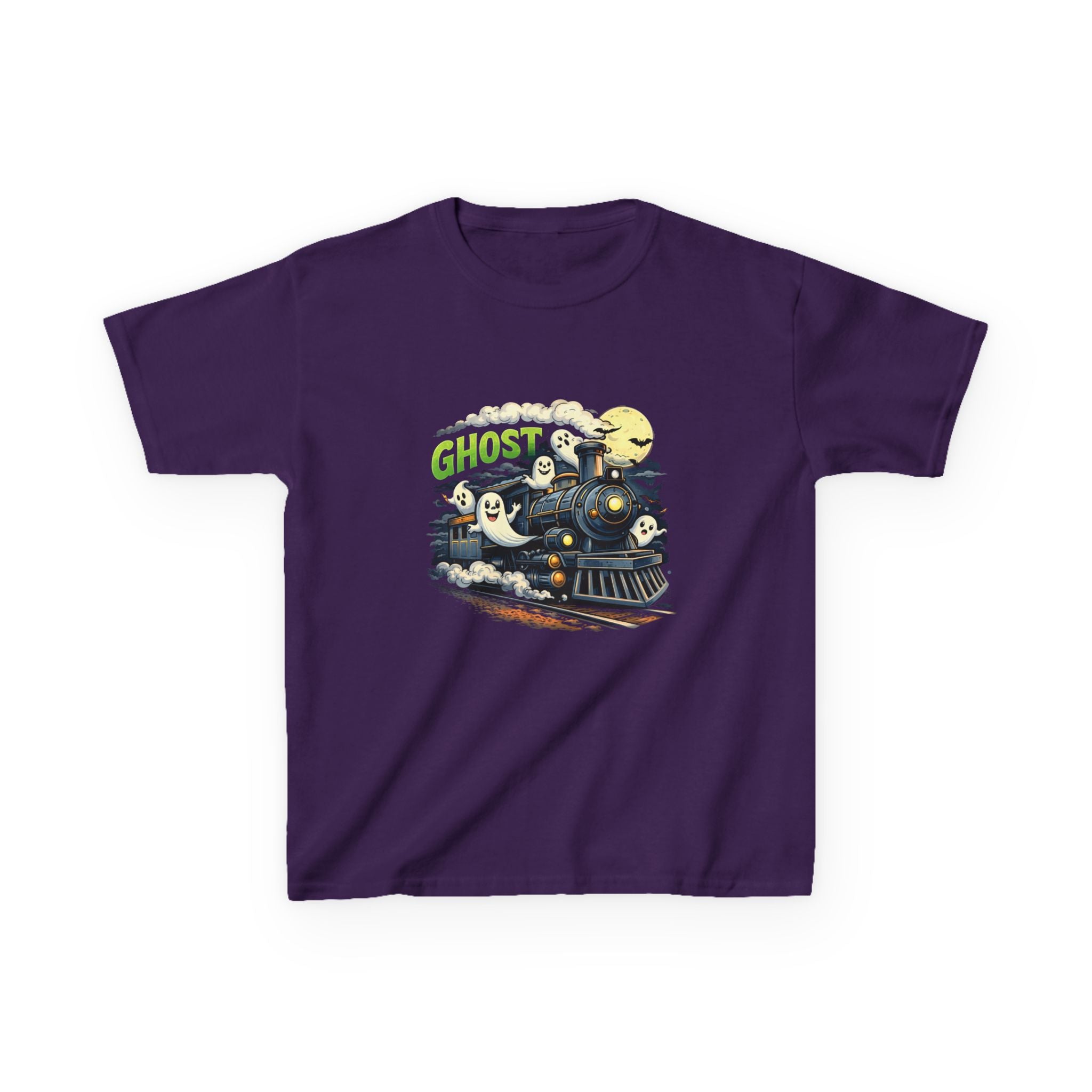 Kids Ghost Train T-Shirt — Cute Halloween Ghosts Graphic Tee