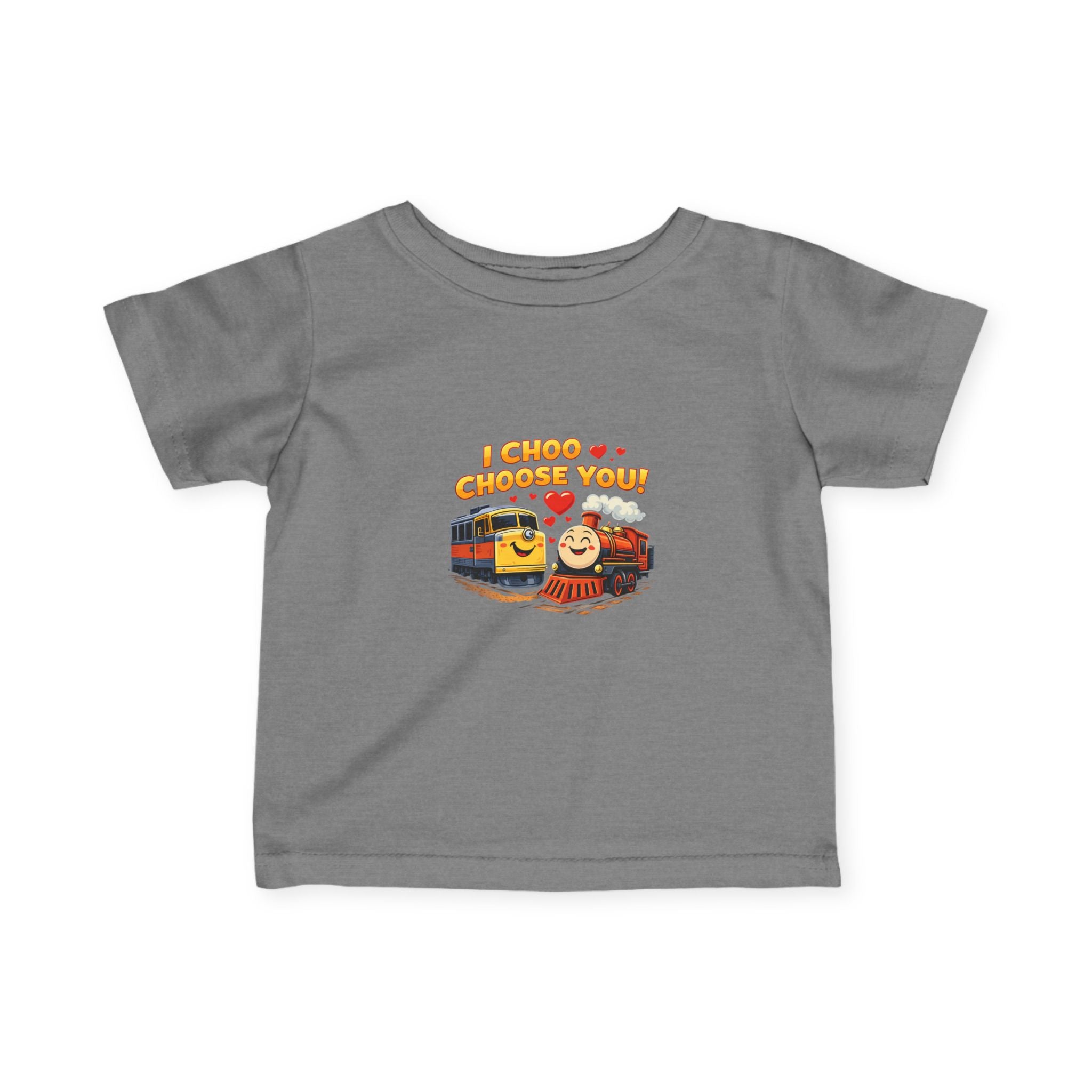 Infant Tee — Cute Train Friends "I Choo-Choose You" Baby Shirt