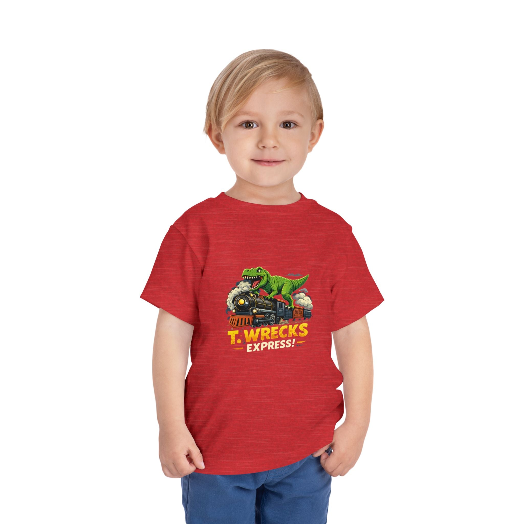 T. Wrecks Express Toddler Tee – Dino Train Graphic Shirt