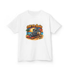 Kids T‑Shirt — "Off The Rails" Train Chill Beach Graphic Tee
