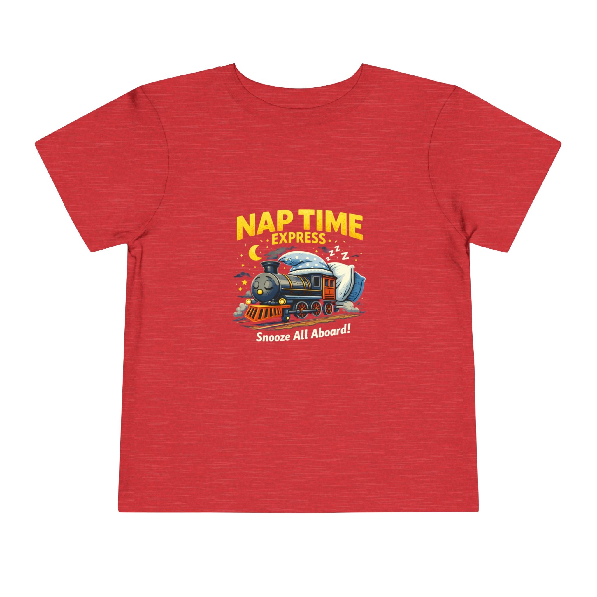 Toddler Tee — “Nap Time Express” Train Sleepytime Shirt