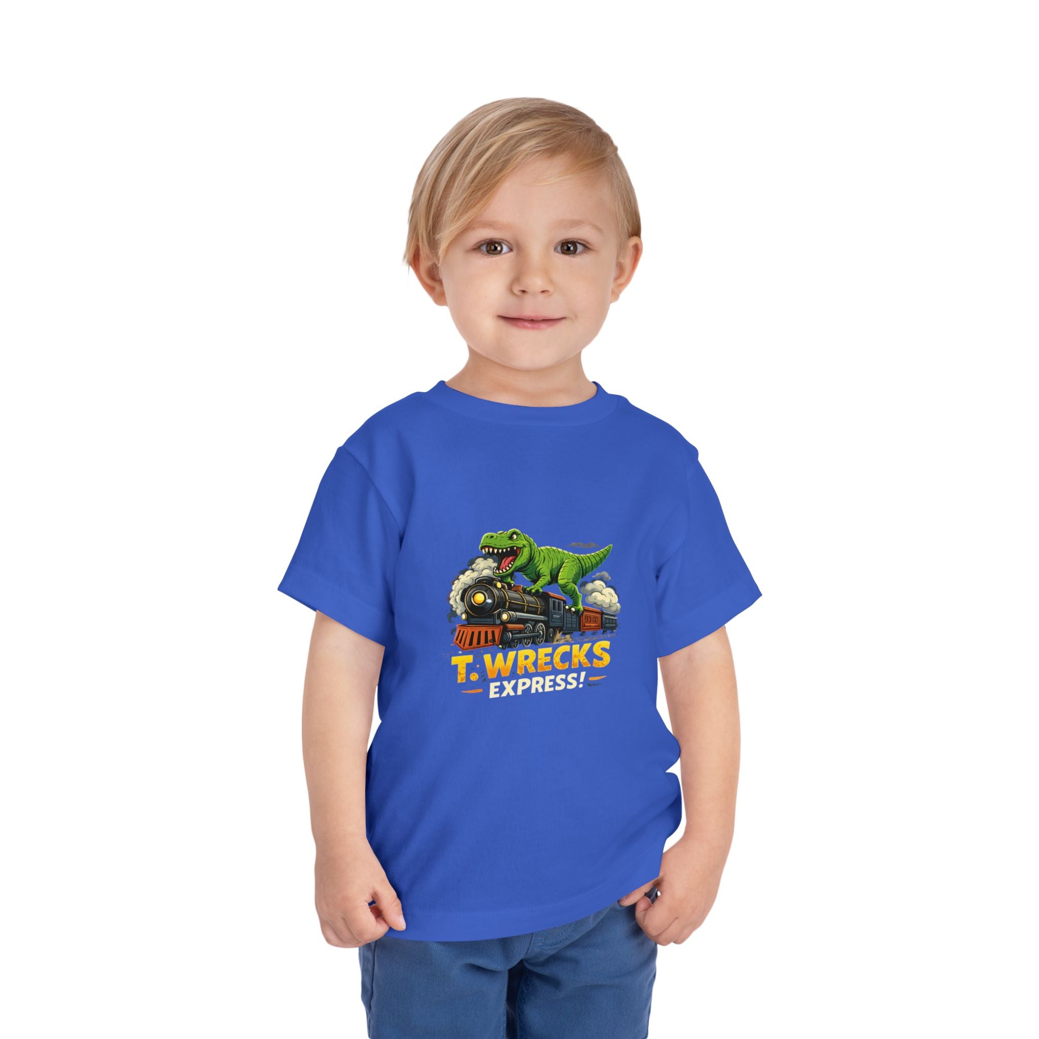 T. Wrecks Express Toddler Tee – Dino Train Graphic Shirt