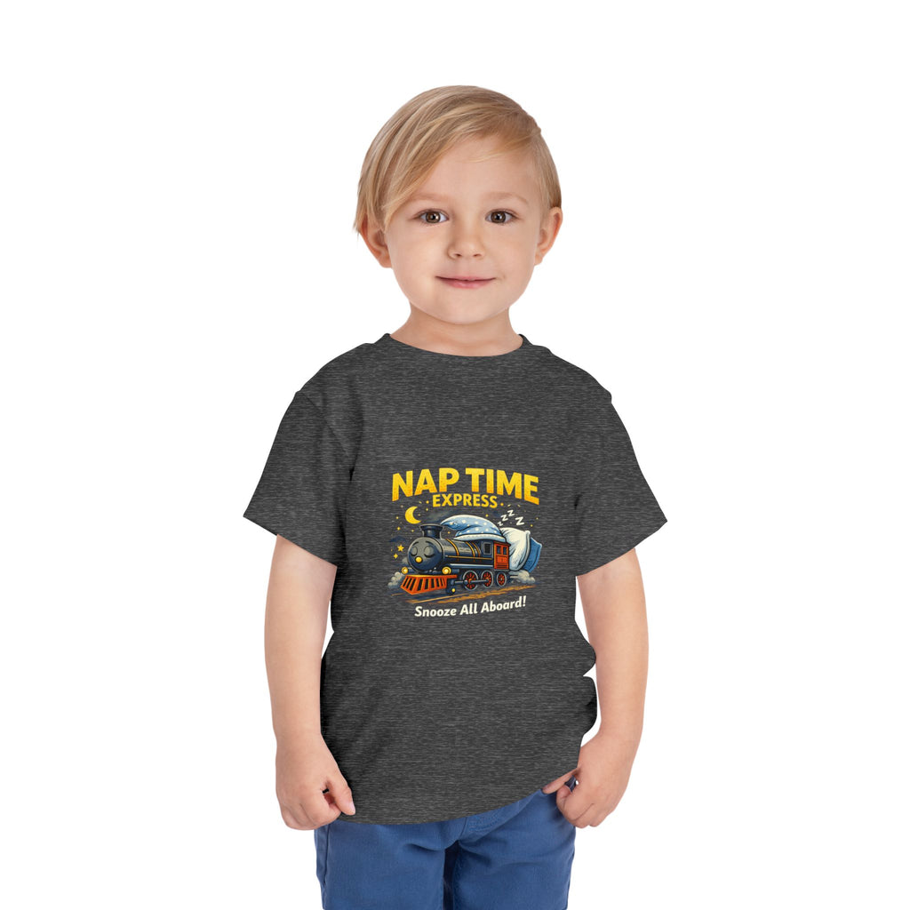 Toddler Tee — “Nap Time Express” Train Sleepytime Shirt
