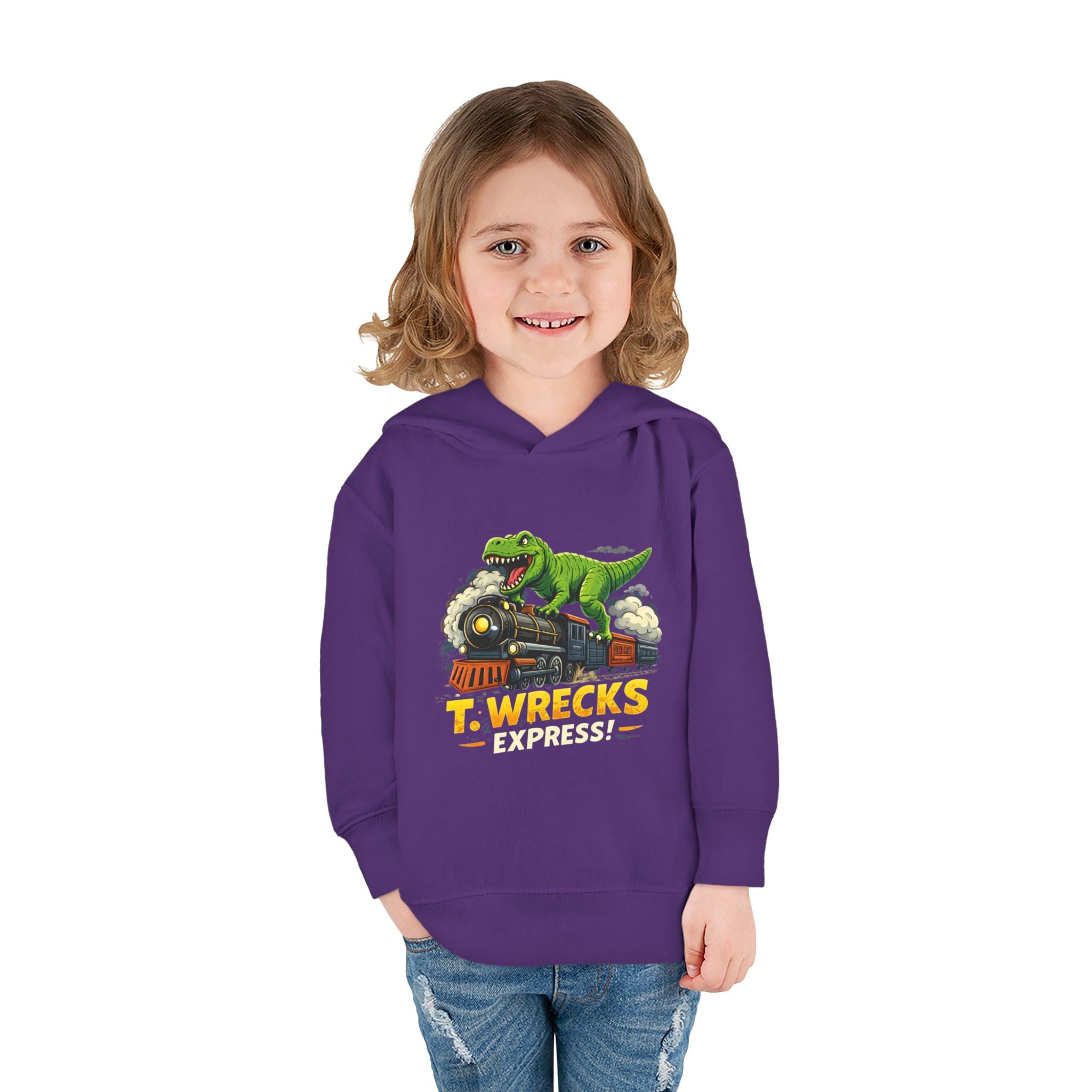 Toddler Hoodie — T. Wrecks Dino Train Pullover