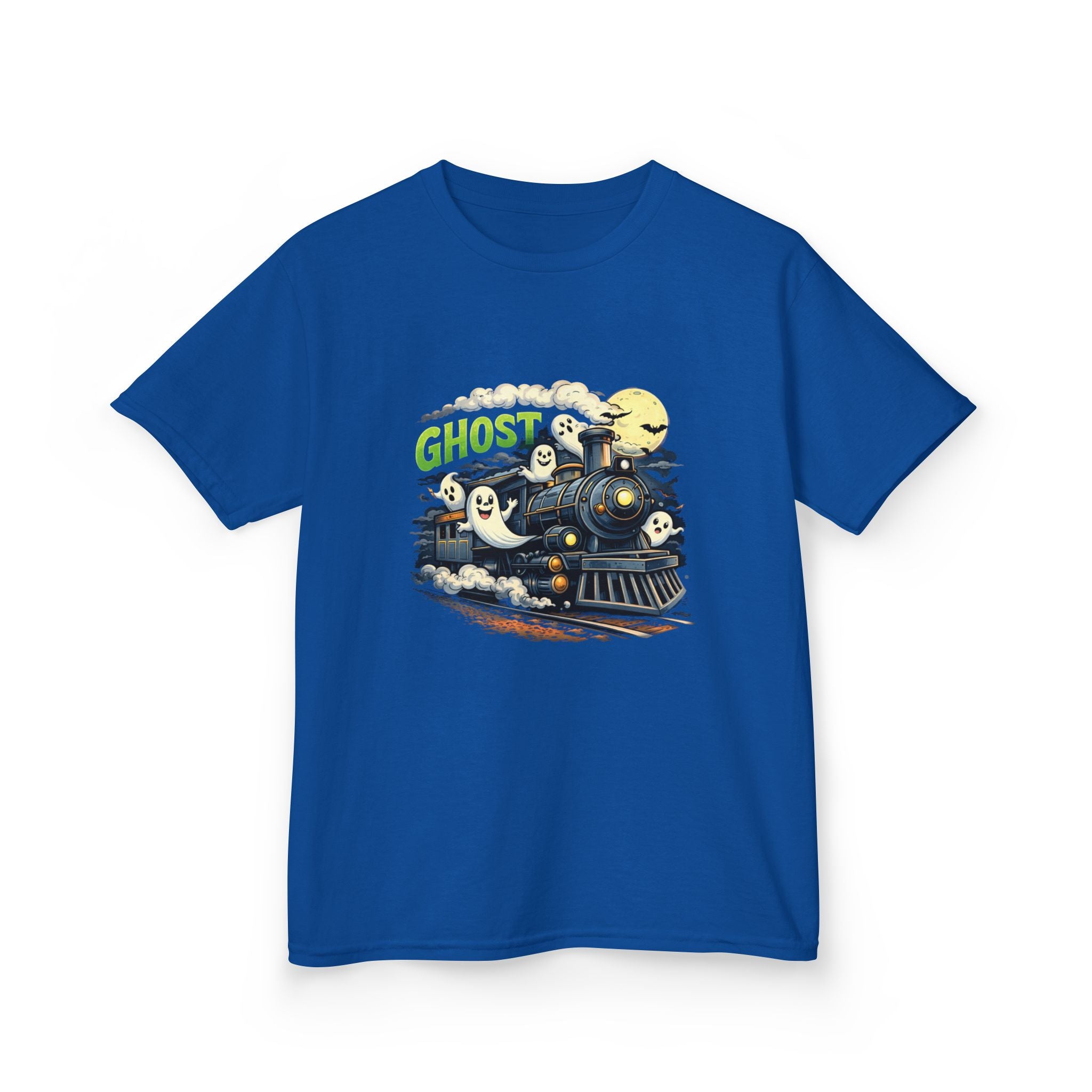 Kids Ghost Train T-Shirt — Cute Halloween Ghosts Graphic Tee