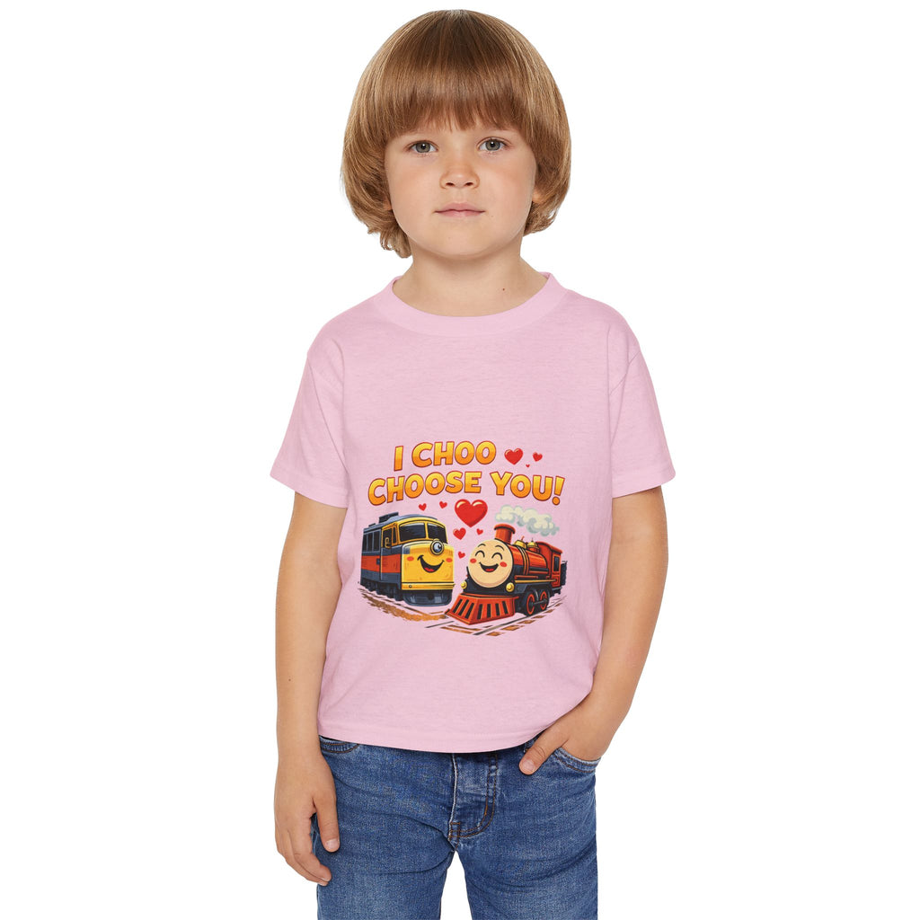 Toddler T-Shirt — "I Choo Choose You!" Cute Train Valentine Tee