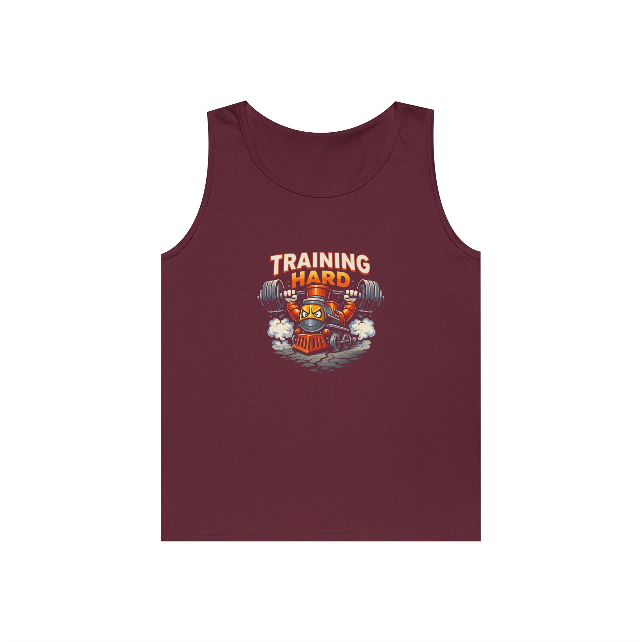 Training Hard Tank Top — Weightlifting Gym Tank with 'Training Hard' Graphic