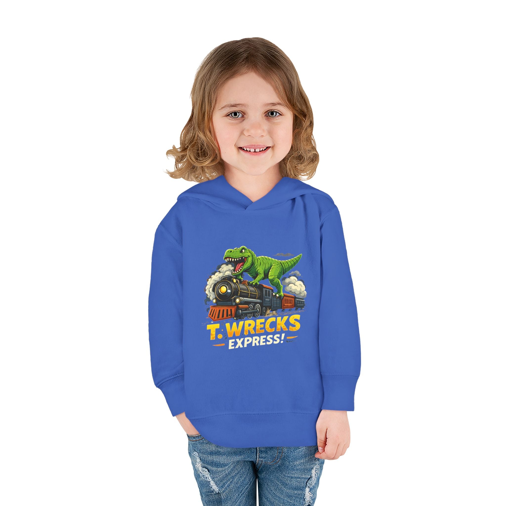 Toddler Hoodie — T. Wrecks Dino Train Pullover