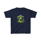 Kids Tee — "Abducted By Aliens" Glow UFO Space Graphic