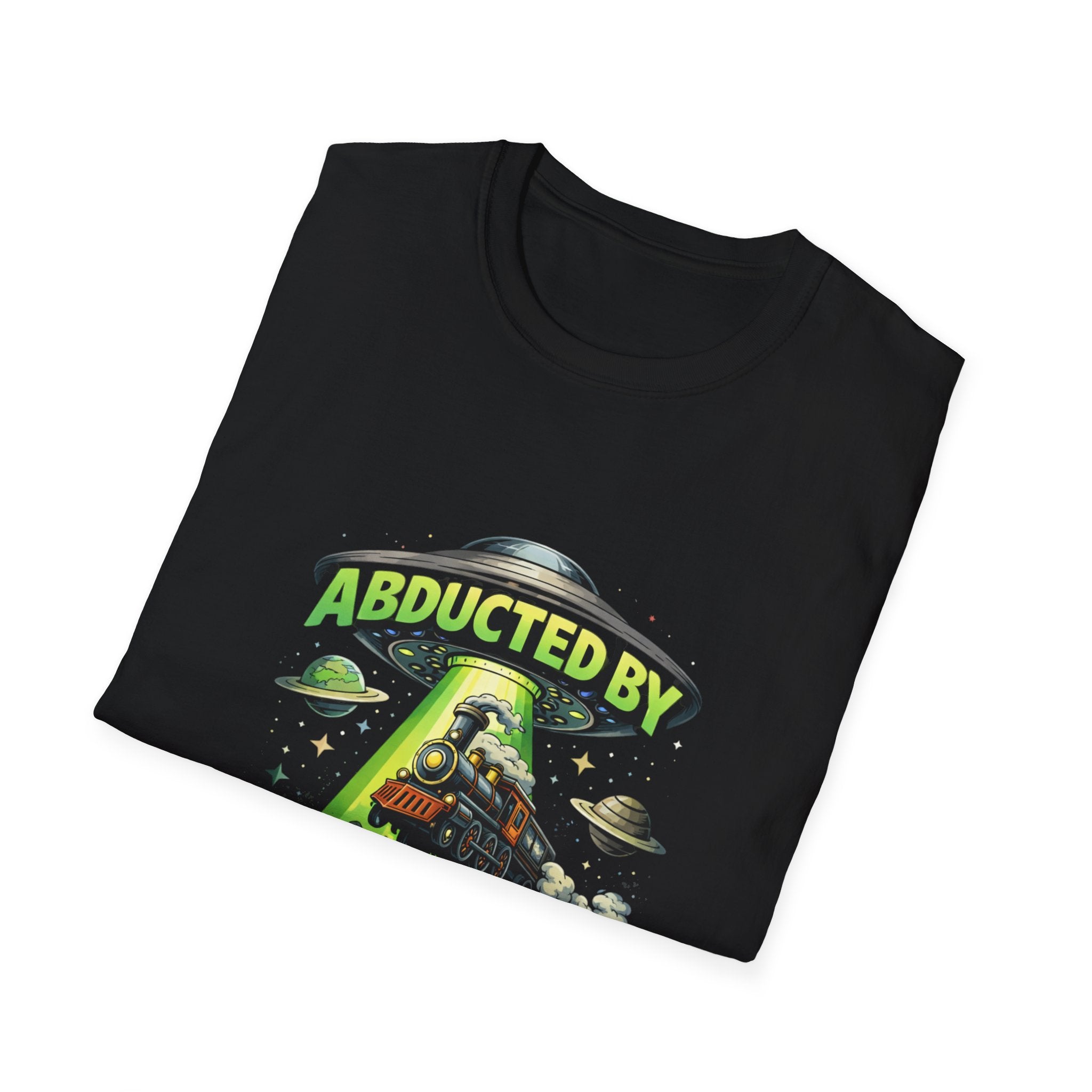 Abducted By Aliens T-Shirt — Funny UFO Sci‑Fi Tee for Alien Fans