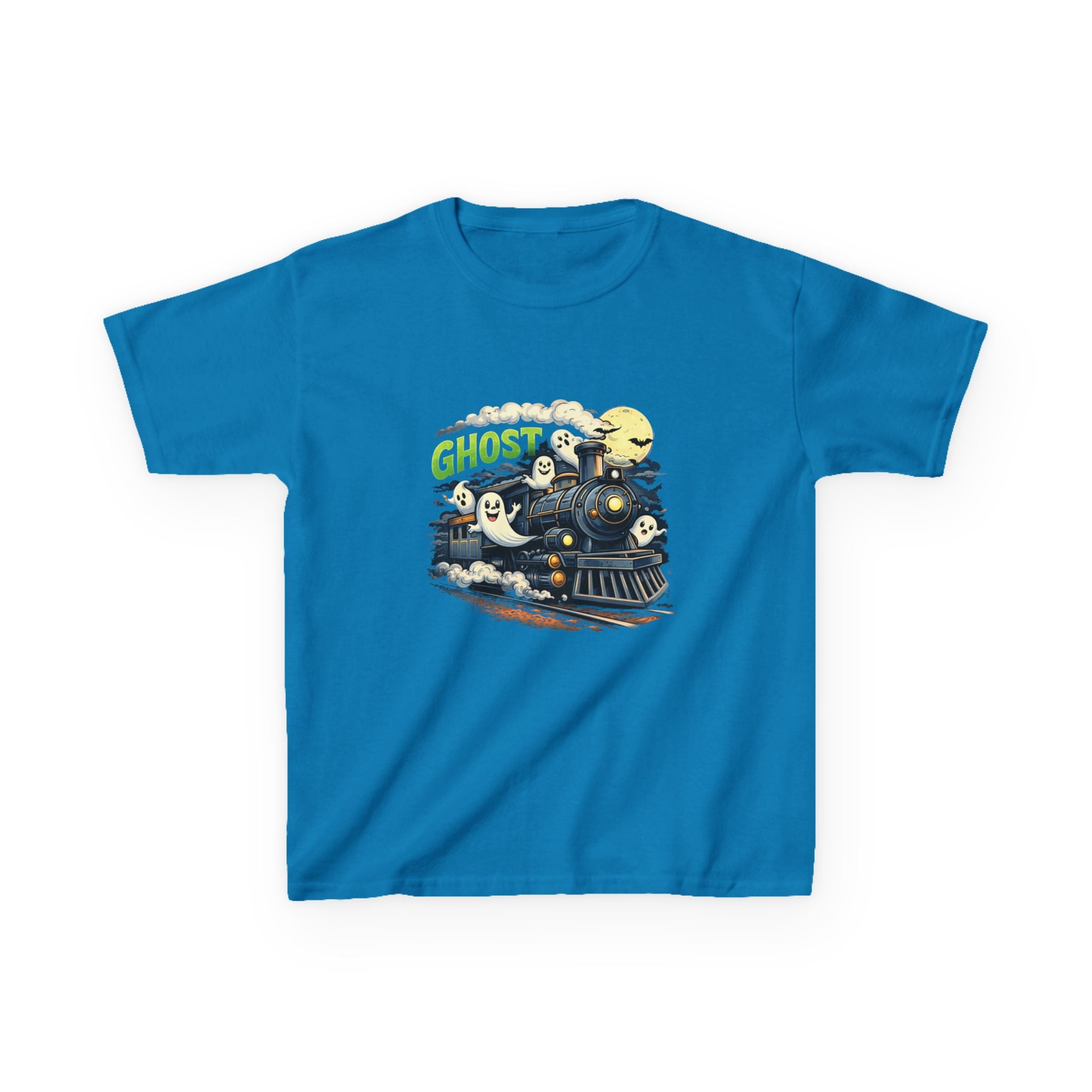 Kids Ghost Train T-Shirt — Cute Halloween Ghosts Graphic Tee
