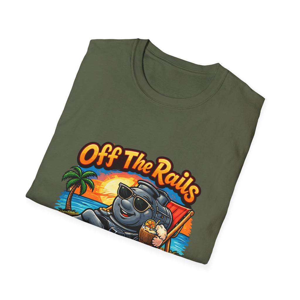 Off The Rails Bear Beach T-Shirt — Vintage Vacation Surf Vibe Tee