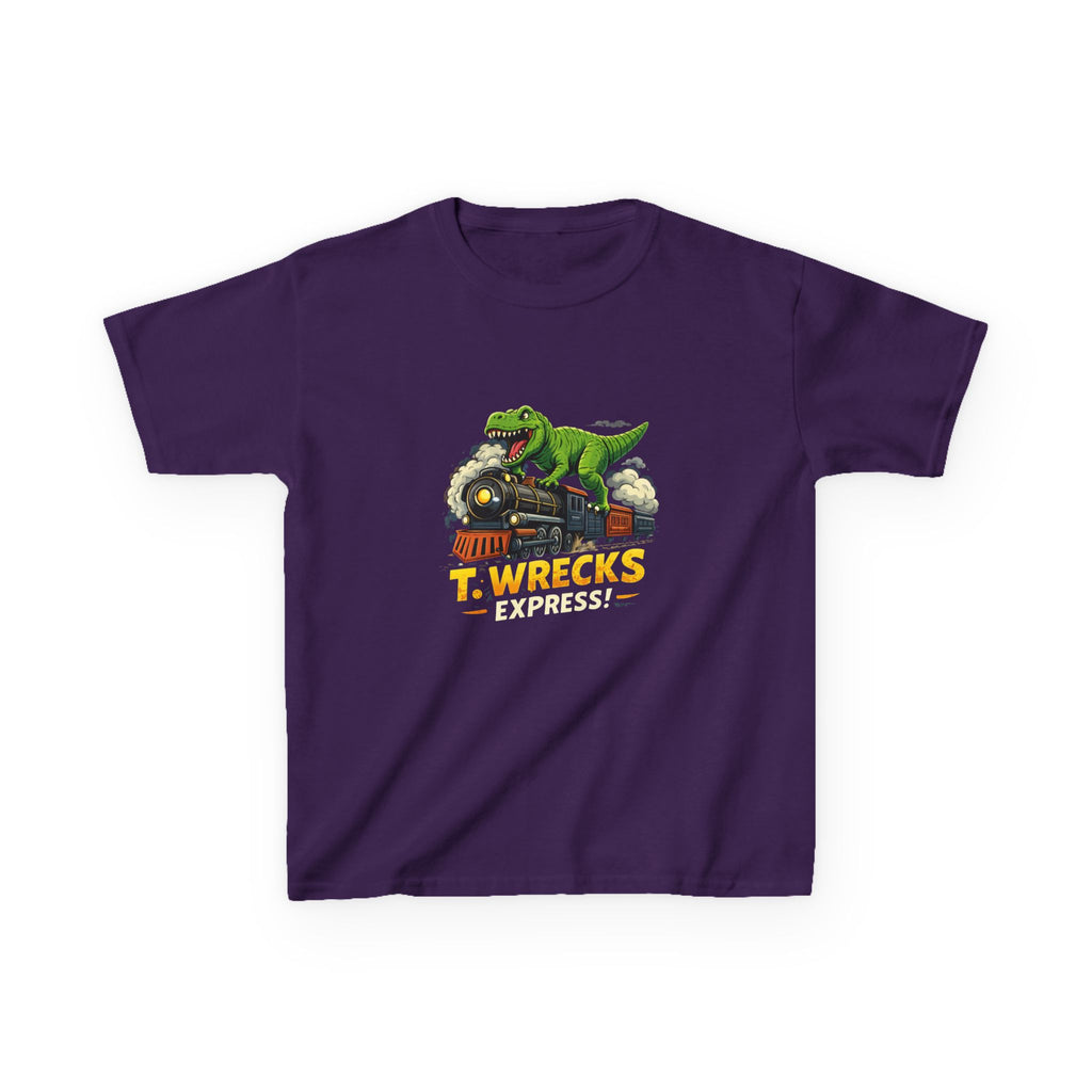 T-Rex Wrecks Express Kids Tee — Dinosaur Train Adventure Shirt