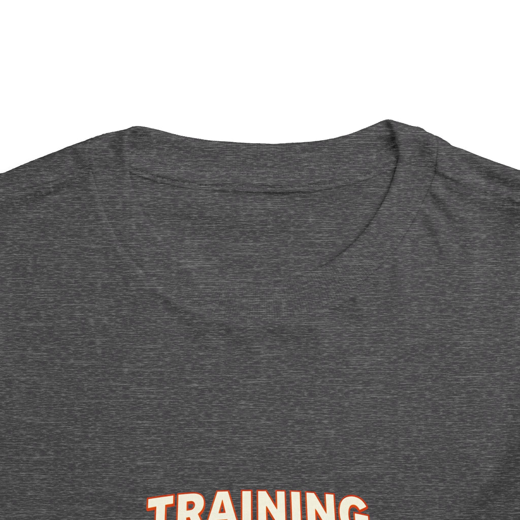 Toddler Tee — 'Training Hard' Muscle Train Engine Graphic Shirt