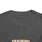 Toddler Tee — 'Training Hard' Muscle Train Engine Graphic Shirt