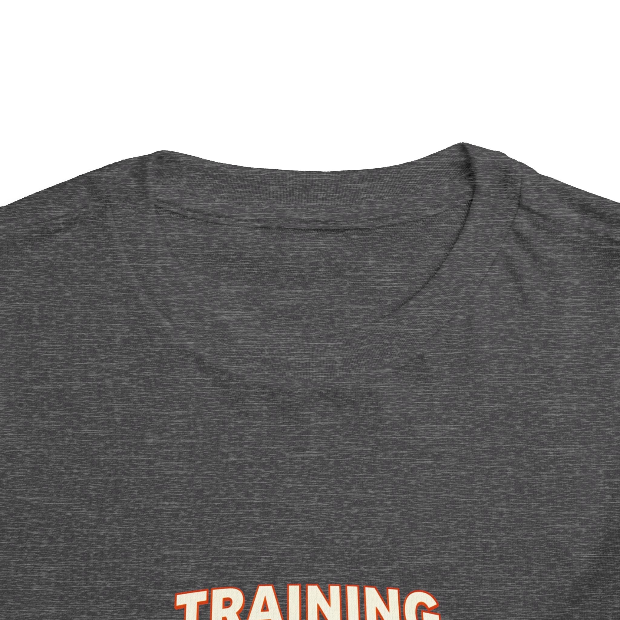 Toddler Tee — 'Training Hard' Muscle Train Engine Graphic Shirt