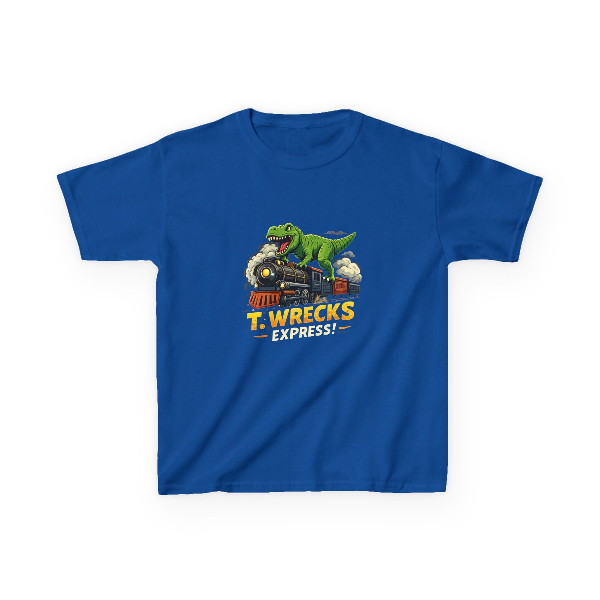 T-Rex Wrecks Express Kids Tee — Dinosaur Train Adventure Shirt