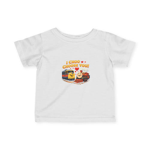 Infant Tee — Cute Train Friends "I Choo-Choose You" Baby Shirt