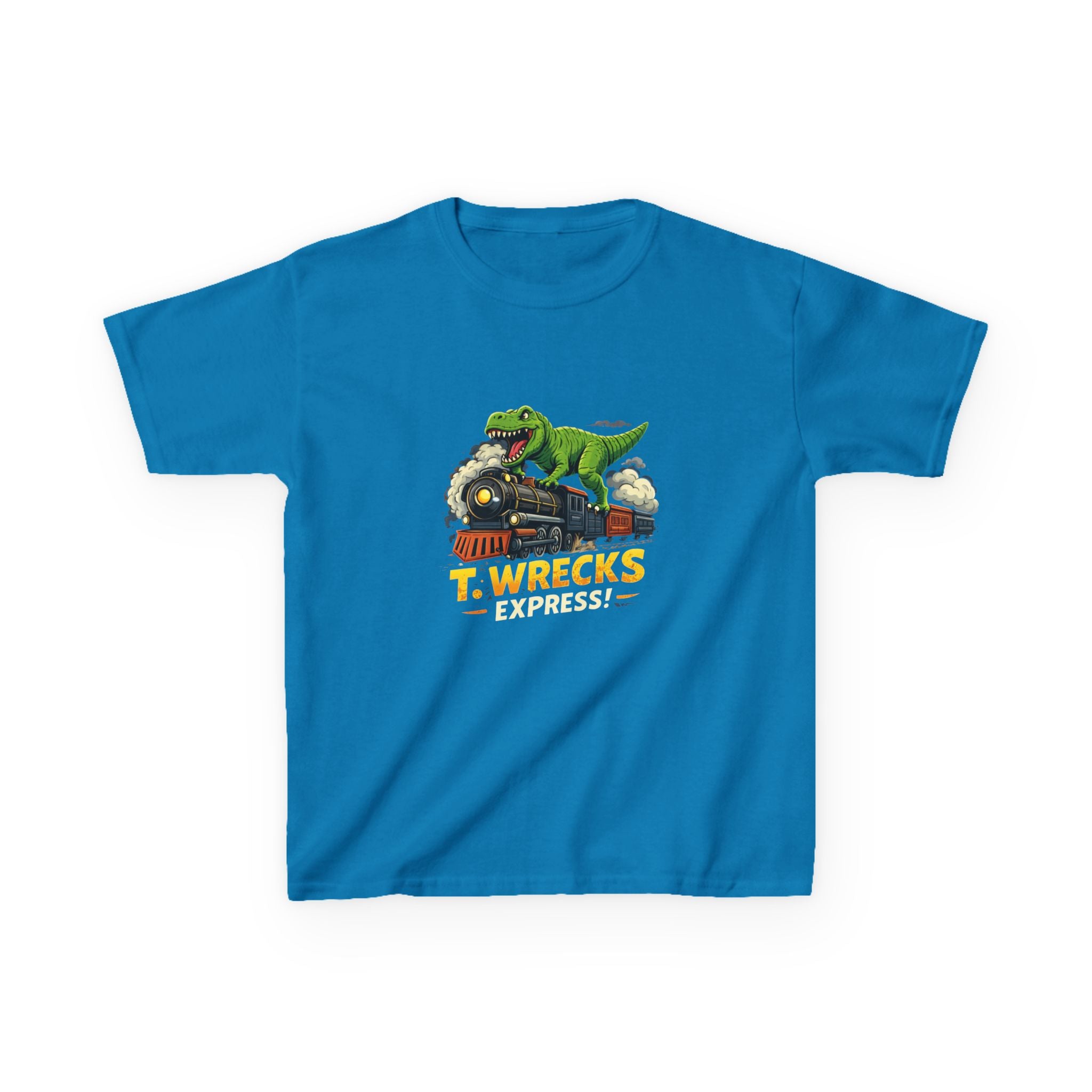 T-Rex Wrecks Express Kids Tee — Dinosaur Train Adventure Shirt