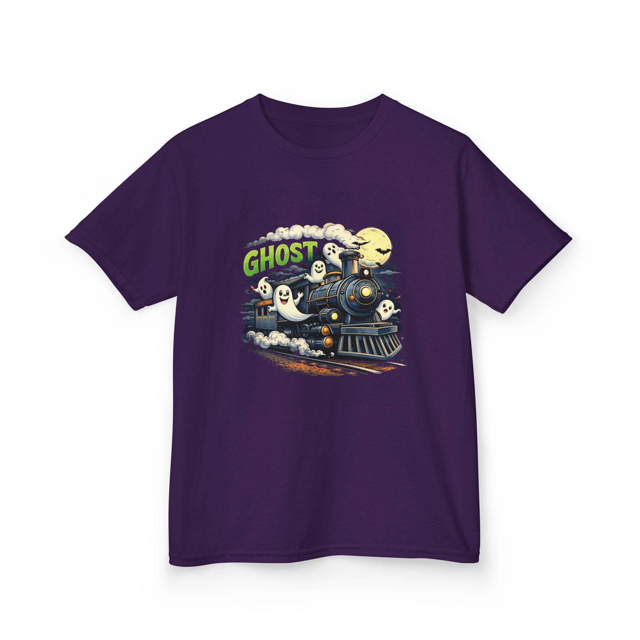 Kids Ghost Train T-Shirt — Cute Halloween Ghosts Graphic Tee
