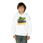 T-Rex Dinosaur Hoodie — 'T. Wrecks' Kids Graphic Pullover