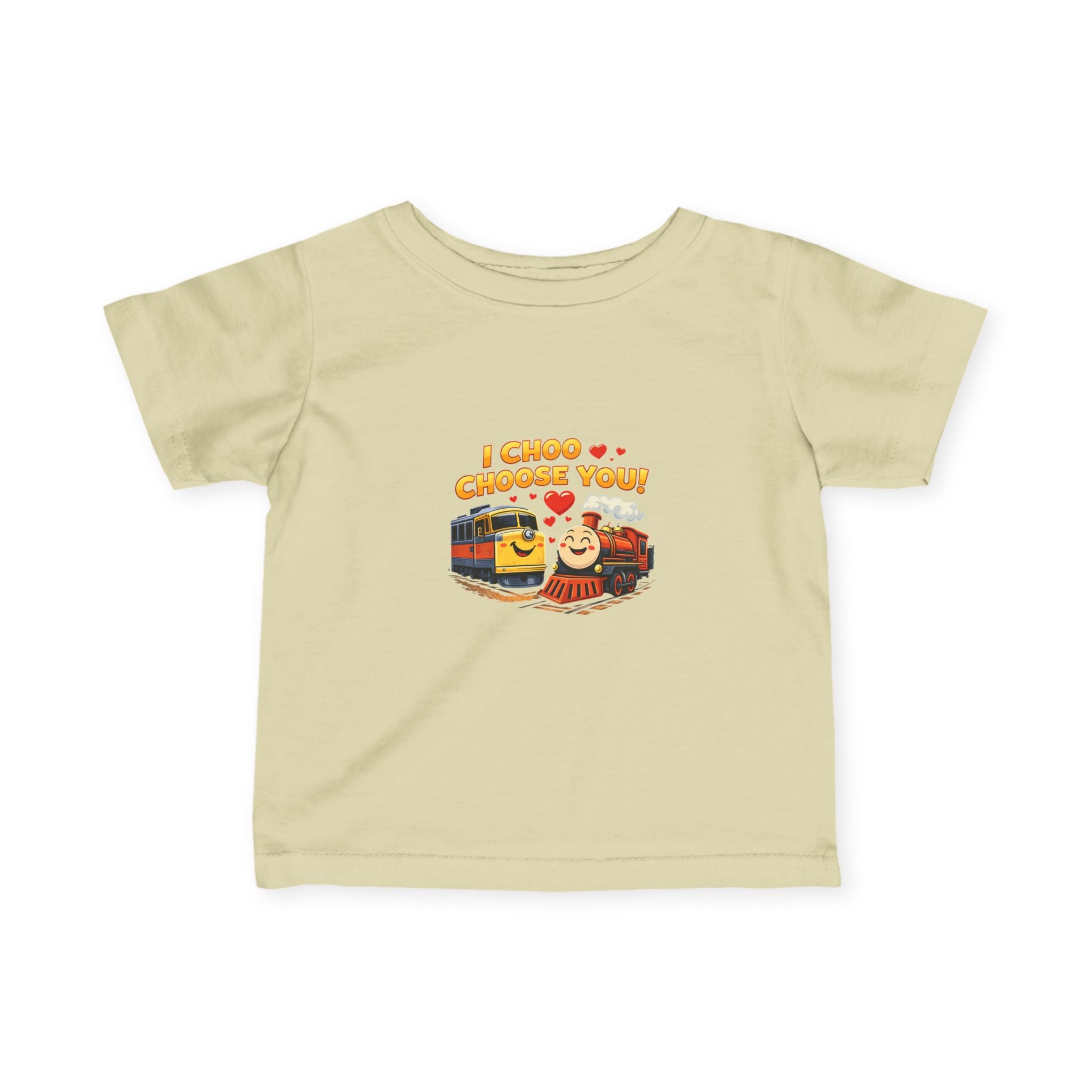 Infant Tee — Cute Train Friends "I Choo-Choose You" Baby Shirt